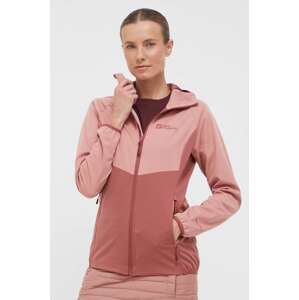 Outdoor jakna Jack Wolfskin Go Hike Softshell boja: ružičasta