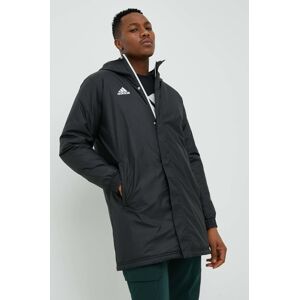 Jakna adidas Performance Entrada 22 za muškarce, boja: crna, prijelazno razdoblje, IB6076
