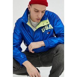 Jakna Tommy Jeans za muškarce, za prijelazno razdoblje, oversize
