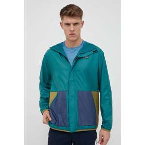 Kišna jakna New Balance All Terrain za muškarce, boja: zelena, za prijelazno razdoblje, oversize