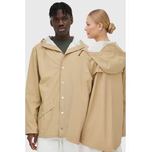 Kišna jakna Rains Jacket boja: bež, za prijelazno razdoblje, 12010.24-24Sand