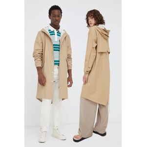 Jakna Rains 18140 Fishtail Parka boja: bež, za prijelazno razdoblje, 18140.24-24Sand