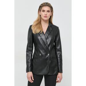 Sako Guess boja: crna, oversize, bez uzorka