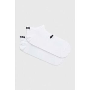 Čarape Puma 2-pack za žene, boja: bijela, 935476