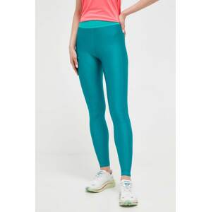 Tajice za trening Under Armour Armour Branded boja: zelena, glatki materijal
