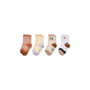 Dječje čarape Liewood 4-pack boja: bež