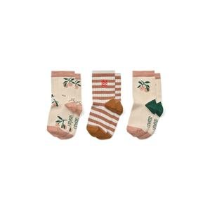 Dječje čarape Liewood 3-pack boja: narančasta