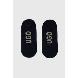 Čarape HUGO 2-pack za muškarce, boja: tamno plava, 50491244