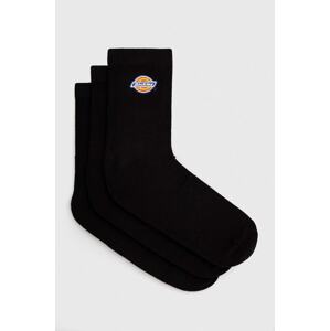 Čarape Dickies 3-pack za muškarce, boja: crna, DK0A4Y9OBLK1-BLACK