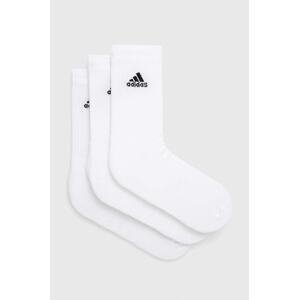 Čarape adidas ZNE 3-pack C SPW CRW 3P boja: bijela, HT3446