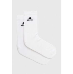 Čarape adidas 6-pack C SPW CRW 6P boja: bijela, HT3453