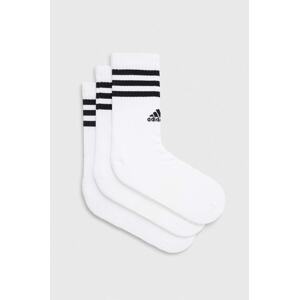 Čarape adidas 3-pack Essentials boja: bijela, HT3458