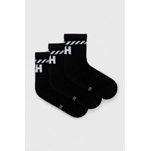Čarape Helly Hansen 3-pack boja: crna