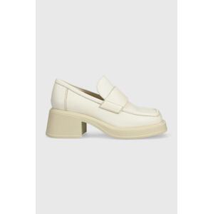 Kožne salonke Vagabond Shoemakers DORAH za žene, boja: bež, s debelom potpeticom, 5542.001.02