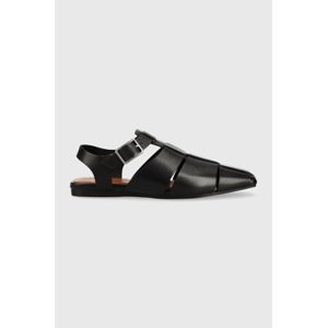 Kožne sandale Vagabond Shoemakers WIOLETTA za žene, boja: crna, 5501.101.20