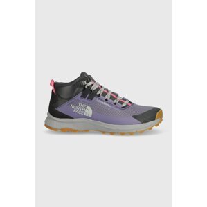 Cipele The North Face Cragstone Mid Waterproof za žene, boja: ljubičasta