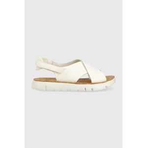 Kožne sandale Camper Oruga Sandal za žene, boja: bijela, K200157.046