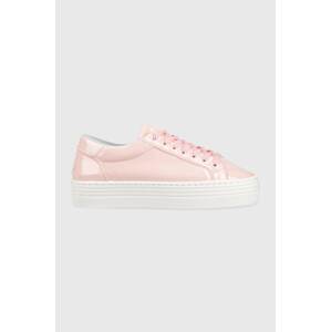 Tenisice Chiara Ferragni Tennis Low boja: ružičasta, CF TENNIS LOW