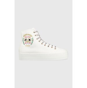 Tenisice Chiara Ferragni CF3123_009 za žene, boja: bijela, CF TENNIS HIGH