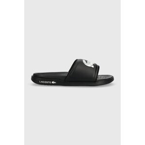 Natikače Lacoste CROCO DUALISTE za žene, boja: crna, 43CFA0040