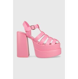 Kožne sandale Steve Madden Carlita boja: ružičasta, SM11002385