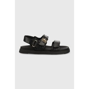 Kožne sandale Steve Madden Mona za žene, boja: crna, SM11002535