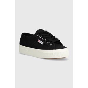 Tenisice Superga 2740 PLATFORM za žene, boja: bijela, S21384W