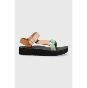 Sandale Teva Midform Universal za žene, boja: smeđa, s platformom, 1090969.CYM-CYM