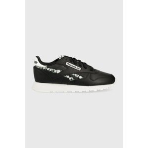 Dječje tenisice Reebok Classic CL LTHR boja: crna