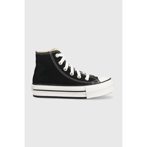 Dječje tenisice Converse CHCK TAYLOR ALL STAR EVA LIFT 372859C boja: crna
