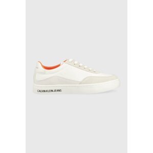 Tenisice Calvin Klein Jeans CLASSIC CUPSOLE SU SOFTNY boja: bijela, YM0YM00669