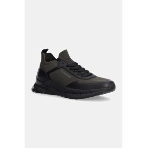 Tenisice Calvin Klein LOW TOP LACE UP MIX boja: zelena, HM0HM00918
