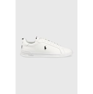 Kožne tenisice Polo Ralph Lauren Hrt Ct II boja: bijela, 809860883006