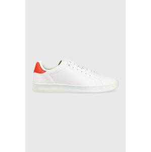 Kožne tenisice Tommy Hilfiger COURT SNEAKER LEATHER CUP boja: bijela