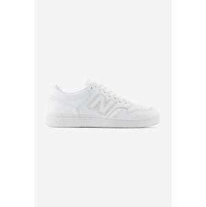 Kožne tenisice New Balance 480 boja: bijela, BB480L3W-L3W  BB480L3W