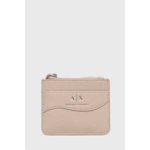 Novčanik Armani Exchange za žene, boja: bež, 948539 CC783