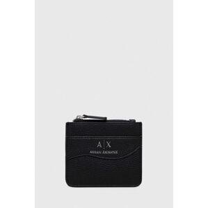 Novčanik Armani Exchange za žene, boja: crna, 948539 CC783