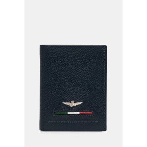 Kožni novčanik Aeronautica Militare za muškarce, boja: tamno plava, AM154