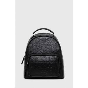 Ruksak Armani Exchange za žene, boja: crna, mali, glatki model, 942805 CC793
