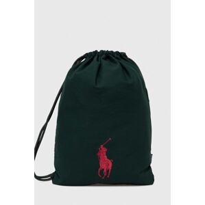 Dječji ruksak Polo Ralph Lauren boja: zelena, glatki model