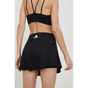 Suknja adidas Performance boja: crna, mini, širi se prema dolje