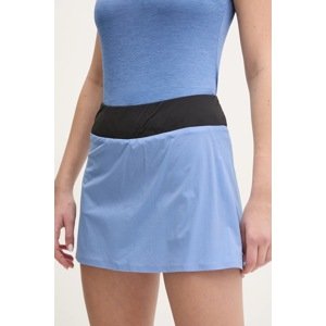 Sportska suknja Salewa Pedroc 2 boja: crvena, mini, ravna, 00-0000028605