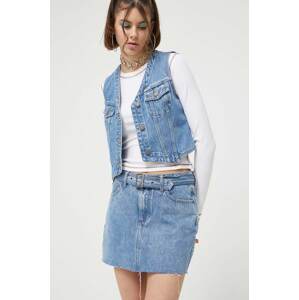 Traper suknja Guess Originals mini, ravna