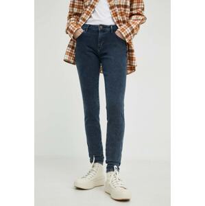Traperice Wrangler Skinny Milky Way za žene, srednje visoki struk