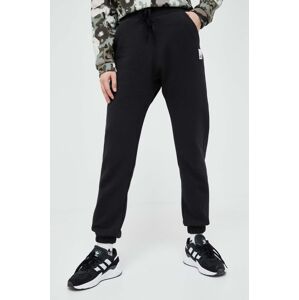 Donji dio trenirke adidas boja: crna, glatki materijal