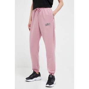 Donji dio trenirke Under Armour boja: ružičasta, glatki materijal