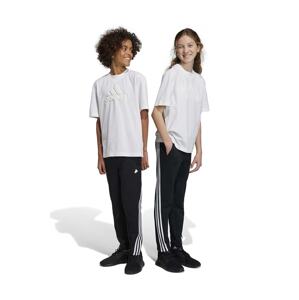Dječji donji dio trenirke adidas U FI 3S boja: crna, s aplikacijom