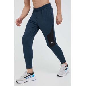 Donji dio trenirke Puma Cloudspun boja: tamno plava, s uzorkom