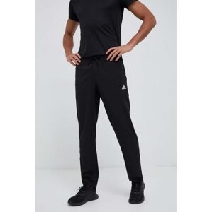 Hlače za trening adidas Essentials Stanford boja: crna, s aplikacijom