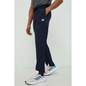 Hlače za trening adidas Stanford za muškarce, boja: tamno plava, s aplikacijom